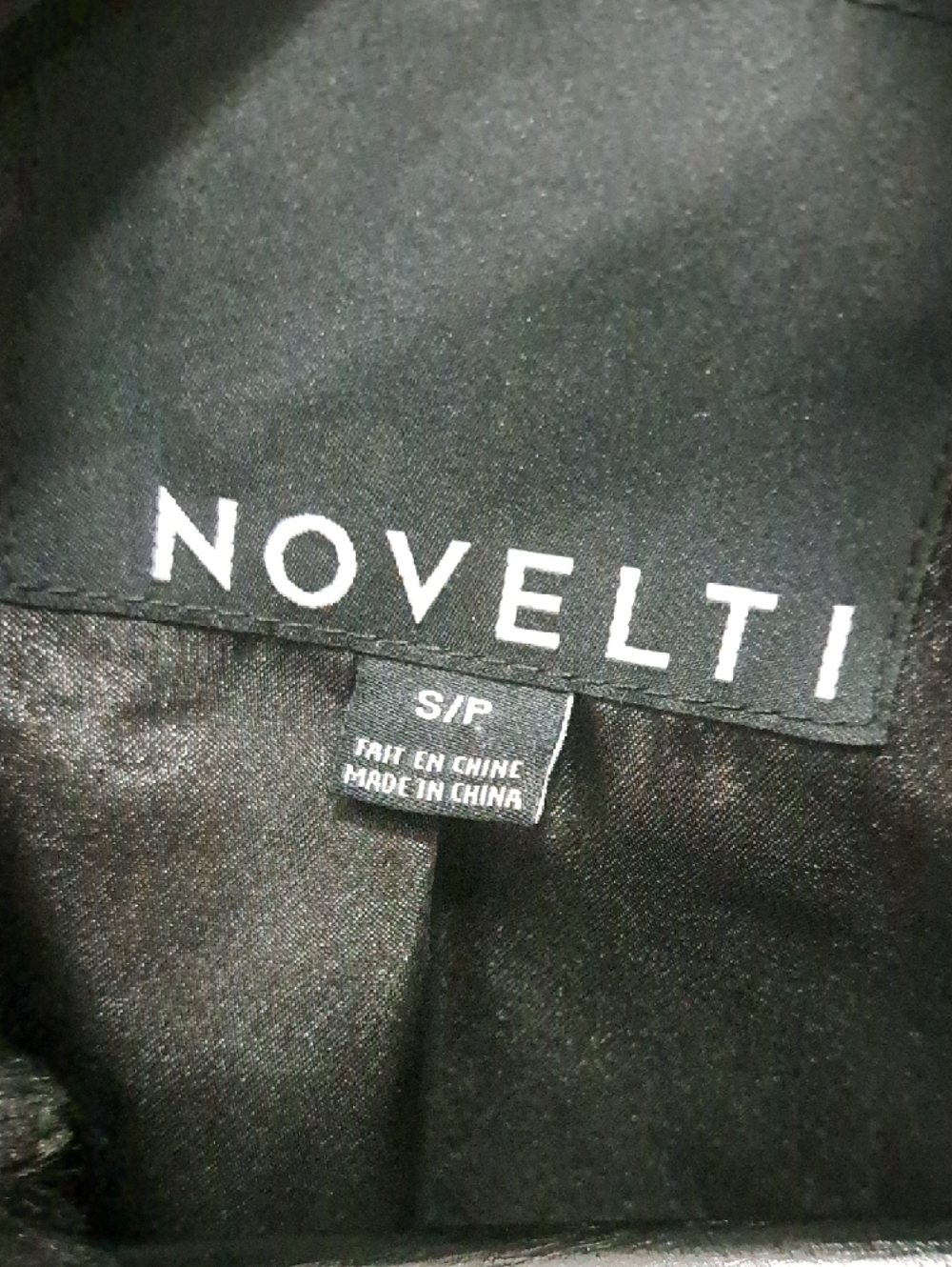 Novelti Black Teddy Faux Fur Jacket - Picture 2 of 3